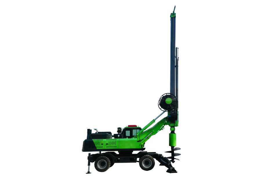 轮式360四驱方杆旋挖钻机