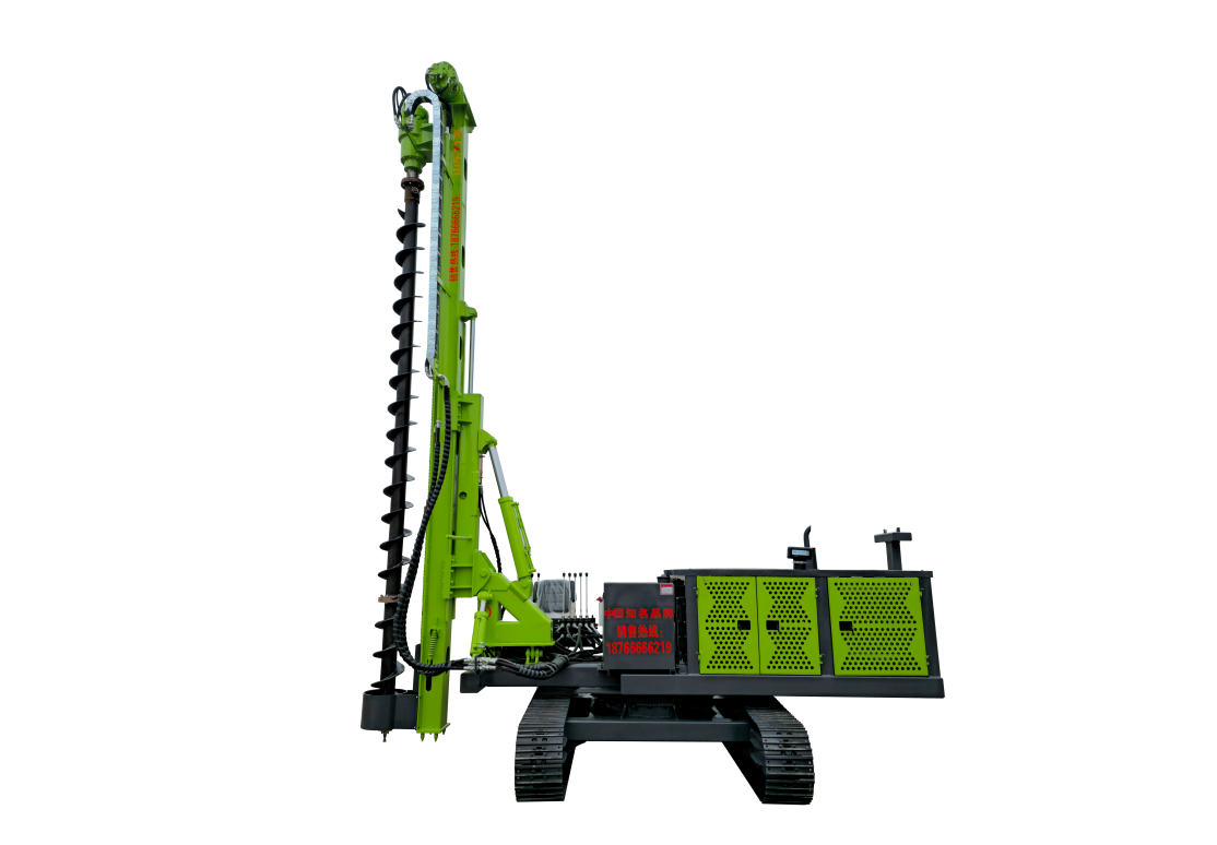 履带长螺旋油电两用打桩机（1）