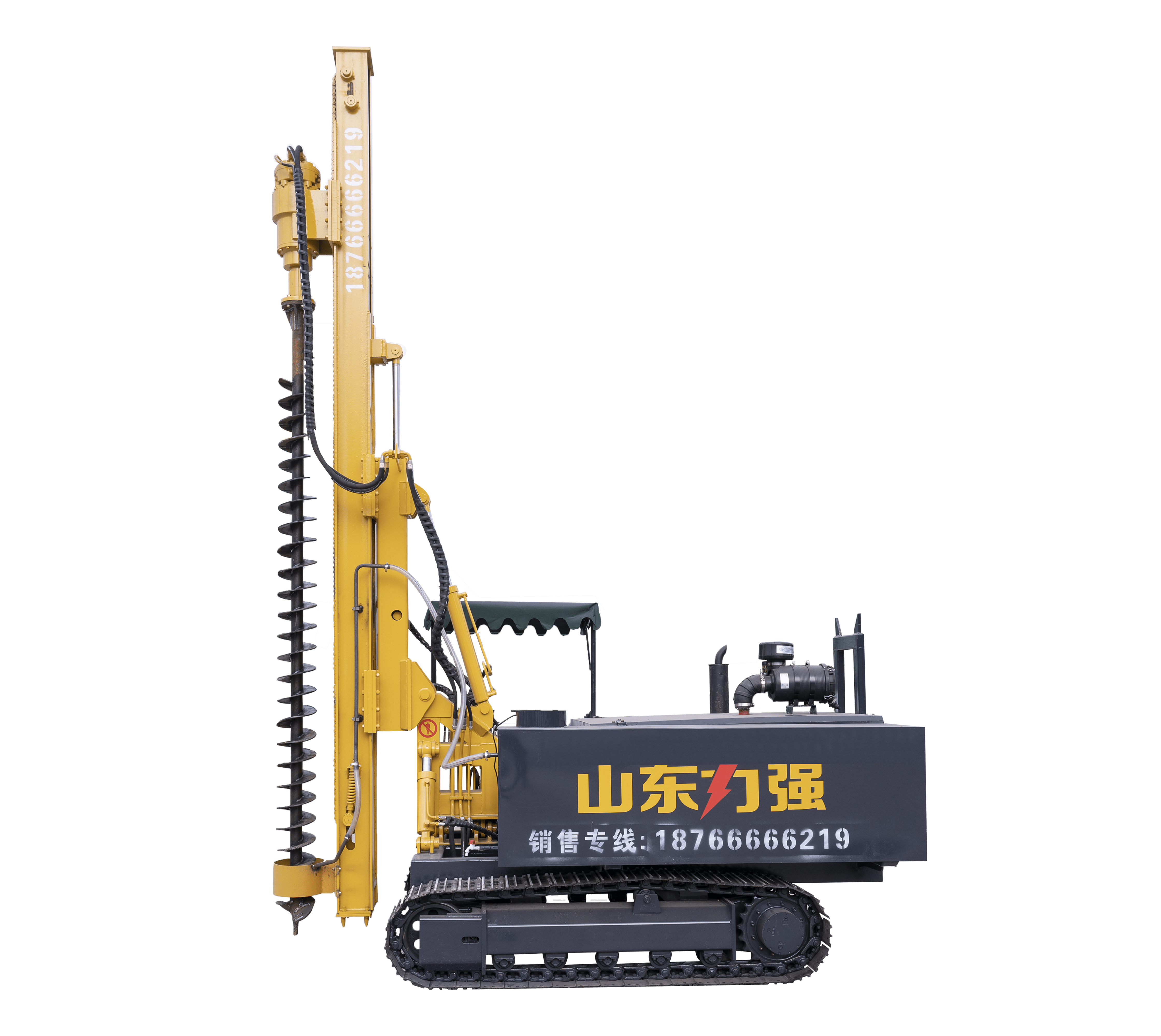 太阳能光伏支架打桩机